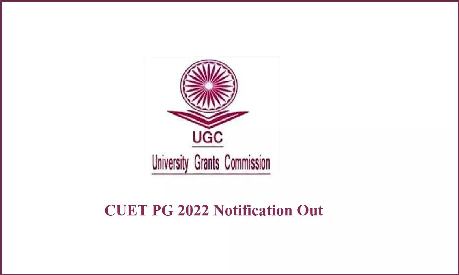 UGC 2022 New Guideline; अब स्नातकोत्तर पाठ्यक्रमों के लिए सीयूईटी अनिवार्य, यूजीसी का फैसला UGC 2022 New Guideline; अब स्नातकोत्तर पाठ्यक्रमों के लिए सीयूईटी अनिवार्य, यूजीसी का फैसला
