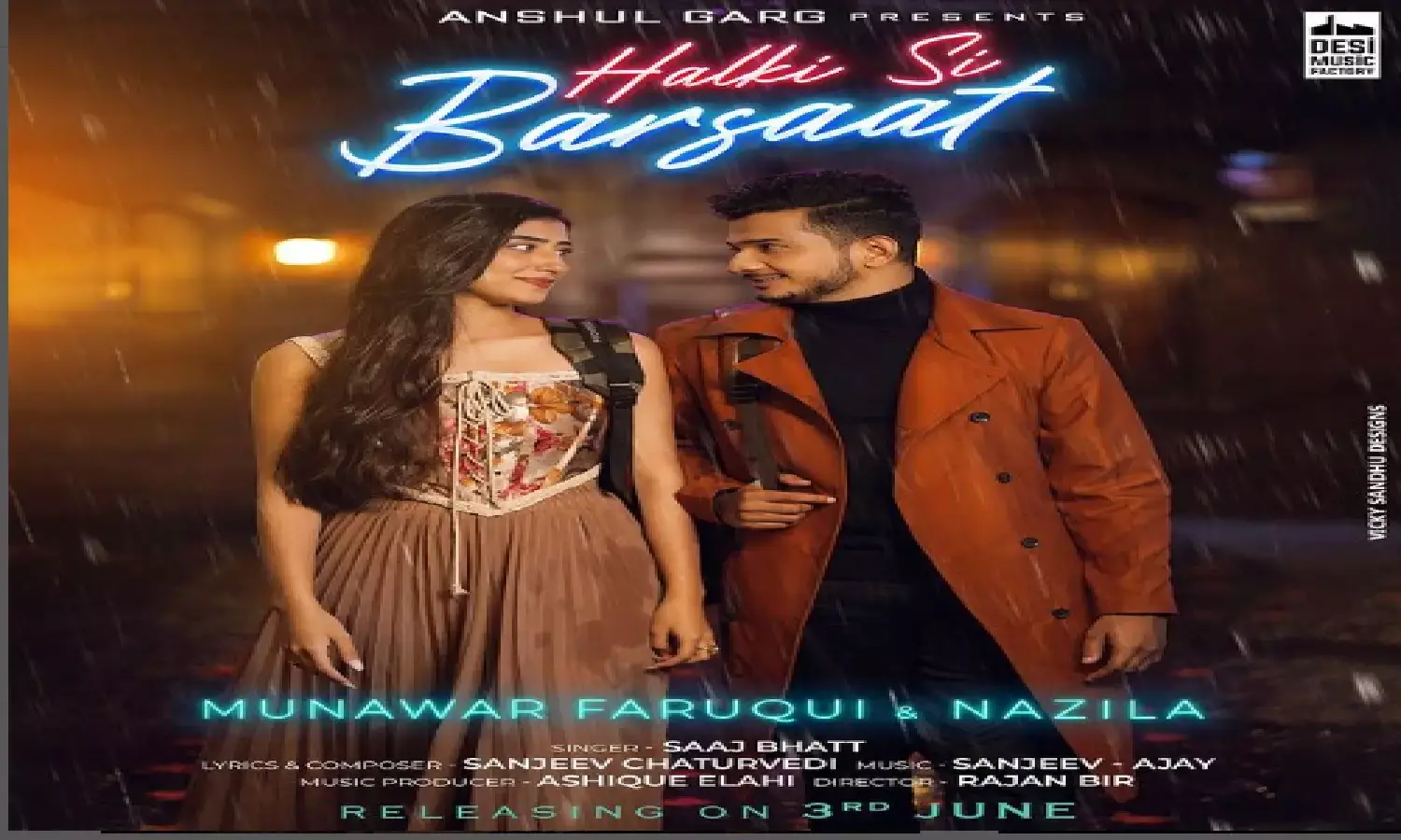 Munawar Faruqui song Halki Si Barsaat Munawar Faruqui song Halki Si Barsaat