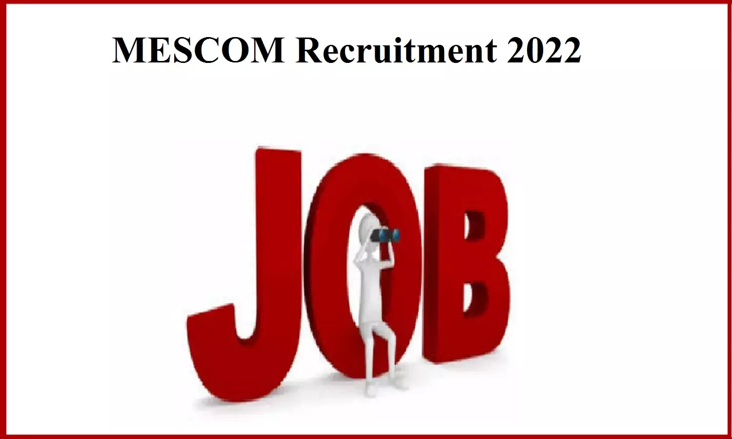 MESCOM Recruitment 2022: बिना परीक्षा पा सकते हैं बिजली विभाग के इन पदों पर नौकरी, जानें पूरी प्रक्रिया MESCOM Recruitment 2022: बिना परीक्षा पा सकते हैं बिजली विभाग के इन पदों पर नौकरी, जानें पूरी प्रक्रिया