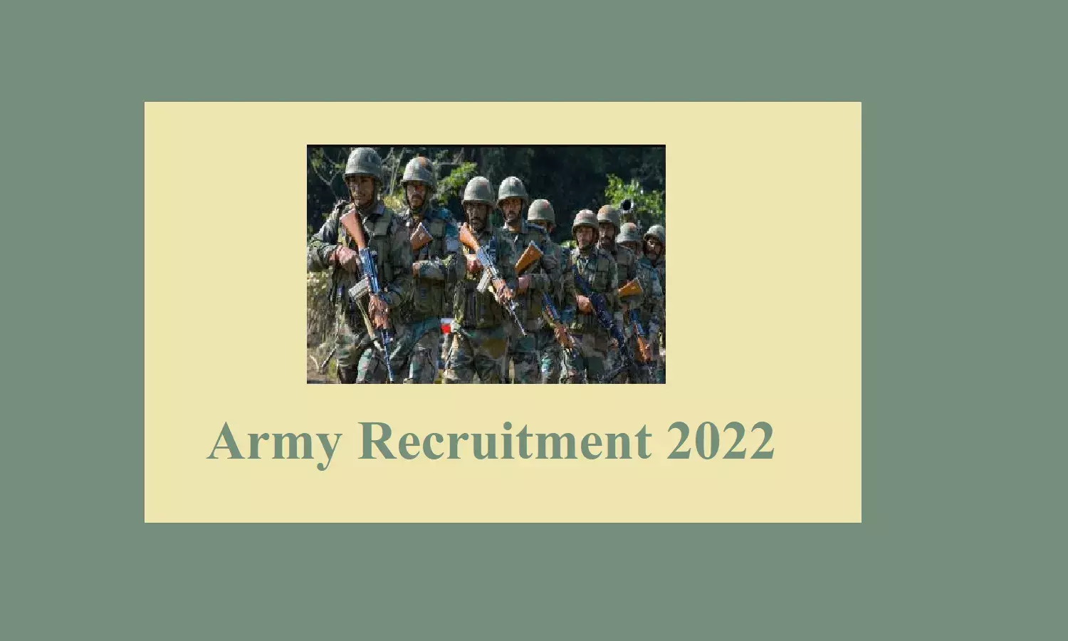 Army Bharti 2022; भारतीय सेना में निकली ऑफिसर के पदों पर भर्तियाँ, ऐसे करे आवेदन Army Bharti 2022; भारतीय सेना में निकली ऑफिसर के पदों पर भर्तियाँ, ऐसे करे आवेदन