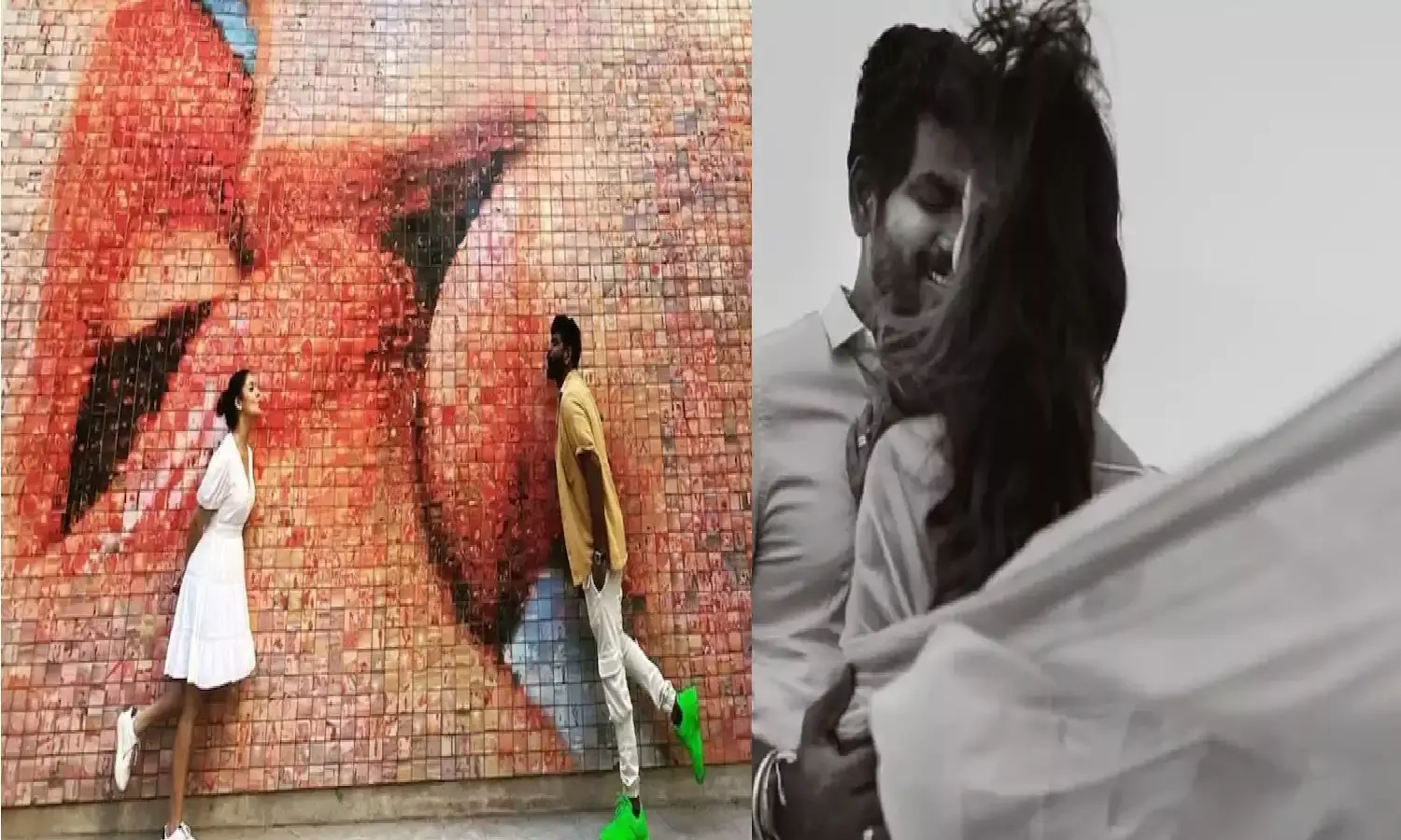 Nayanthara ने अपने पति Vignesh के साथ Kissing Wall के सामने किया किस Nayanthara ने अपने पति Vignesh के साथ Kissing Wall के सामने किया किस