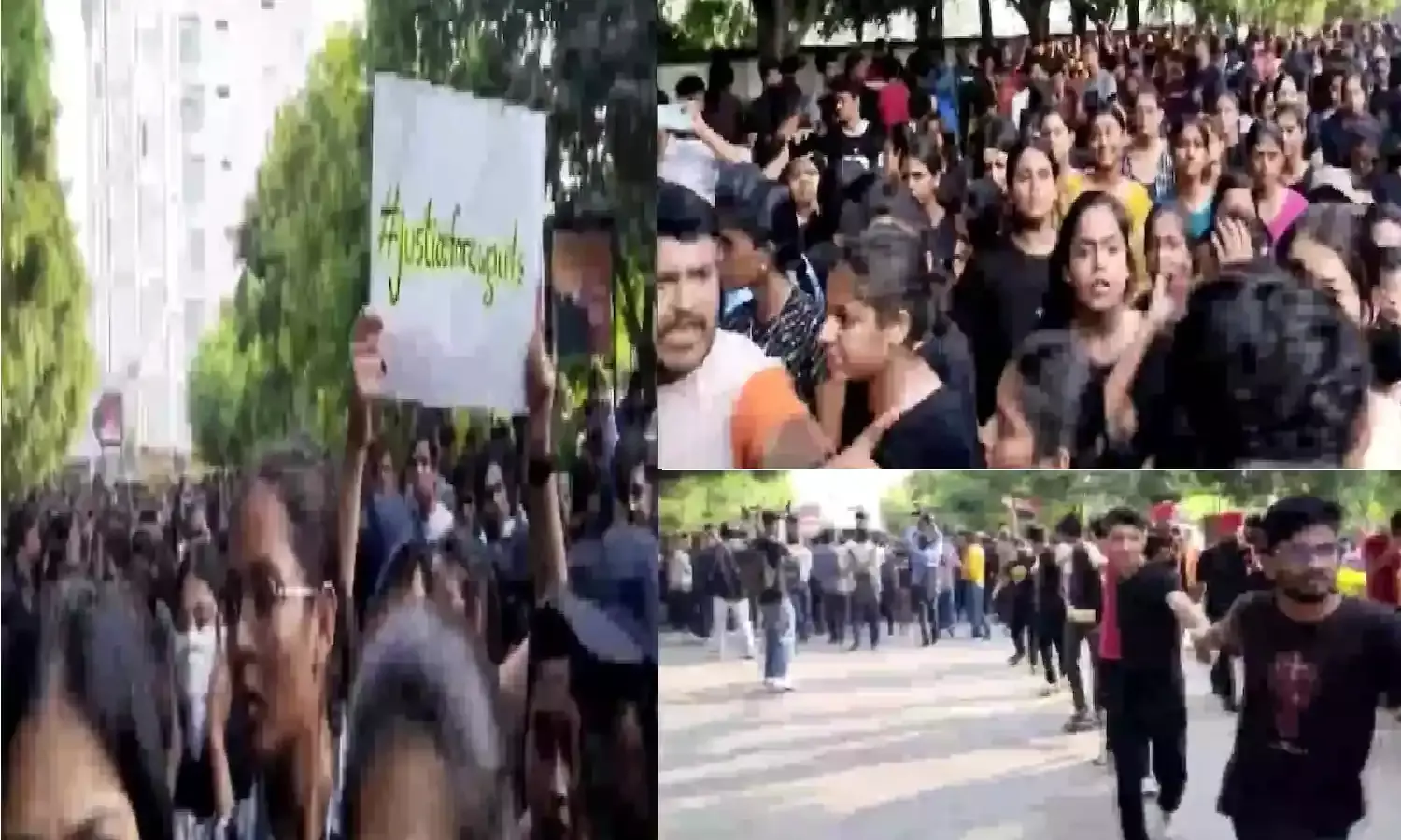 मोहाली वीडियो कांड पर छात्रो का फूटा गुस्सा, रात भर किया प्रर्दशन, देखे तस्वीरे मोहाली वीडियो कांड पर छात्रो का फूटा गुस्सा, रात भर किया प्रर्दशन, देखे तस्वीरे